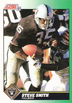 Steve Smith Los Angeles Raiders 1991 Score NFL #261